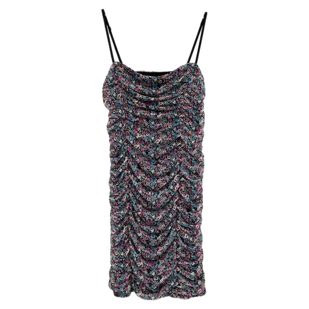 AFRM Black Floral Ruched Mini Dress | Perfect for Any Occasion